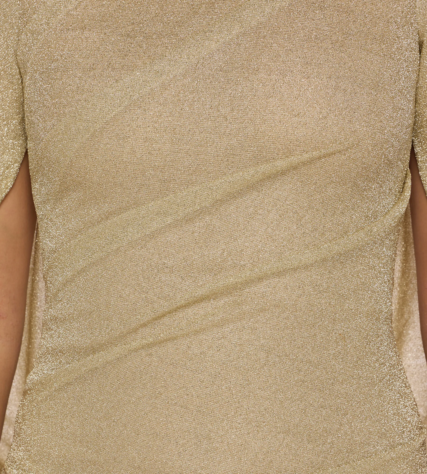 Abendkleid aus Lurex in Gold
