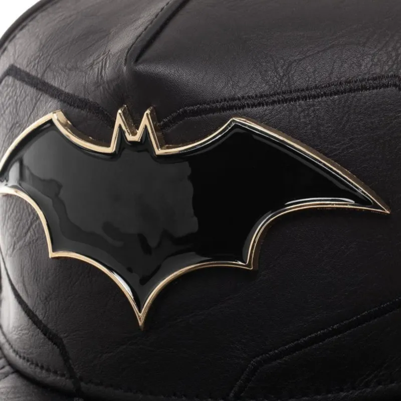 Batman Rebirth Suit Up Cap - DC Comics Schwarze Leder Snapback Kappe