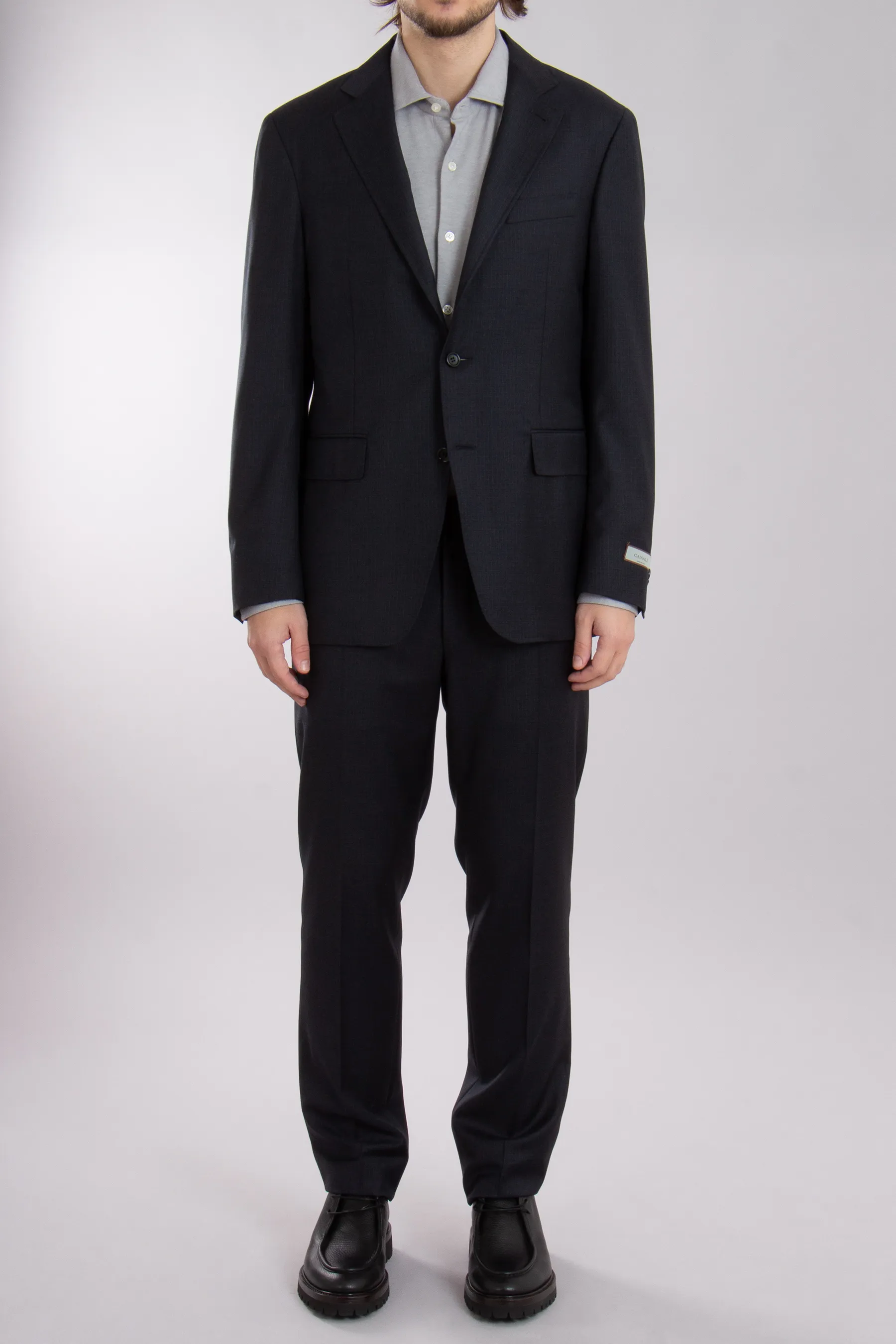 CANALI Checked Modern Fit Wool Suit Kei  
