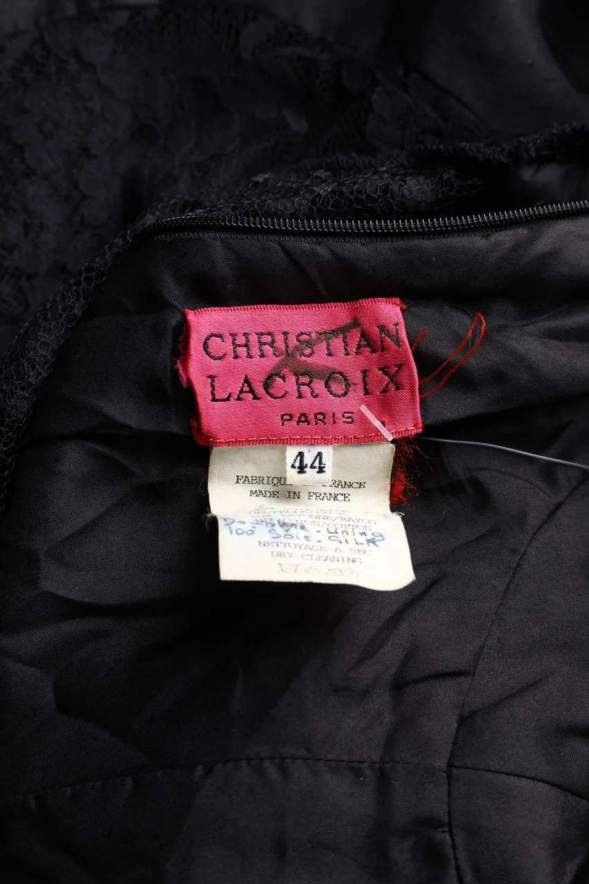 Christian Lacroix - Abendkleid mit Spitze - D 42
