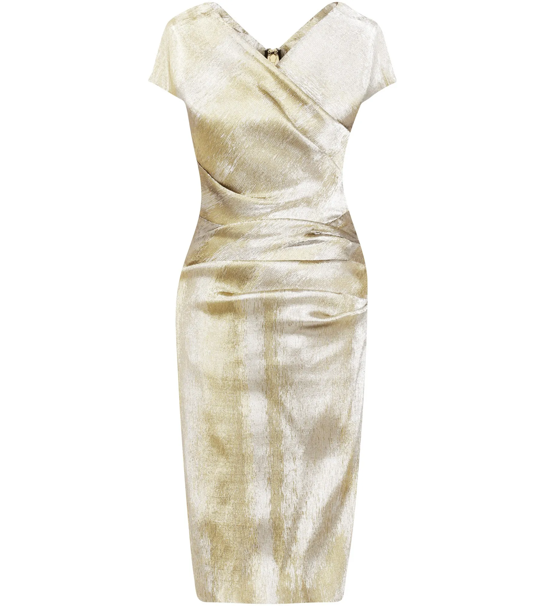 Cocktailkleid in Gold/Silber