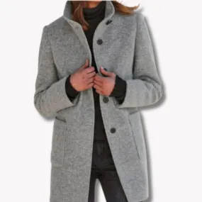 COS Langer Mantel Purpur / 3XL