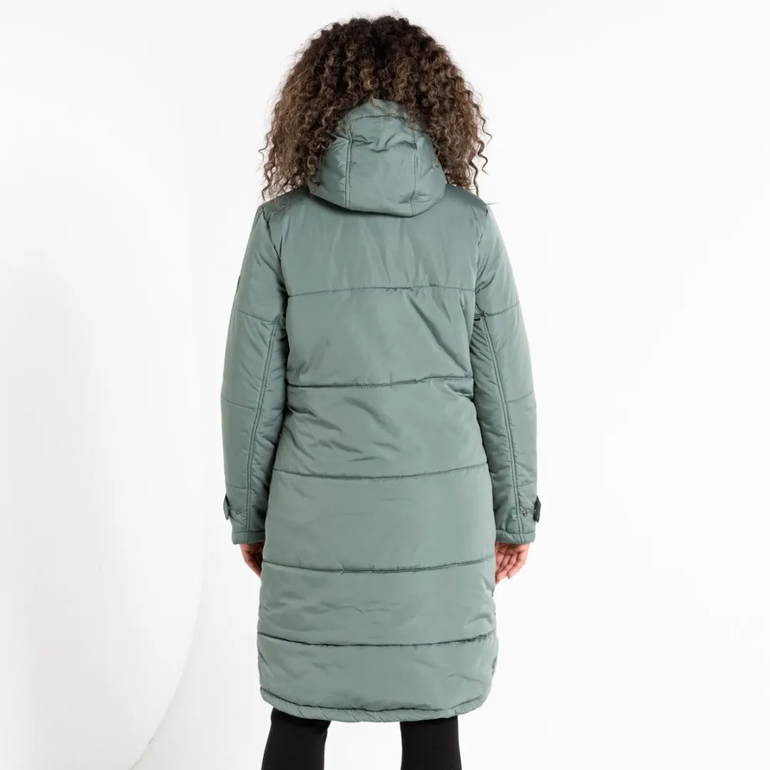 Damen Steppmantel Dare2b REPUTABLE grün 44