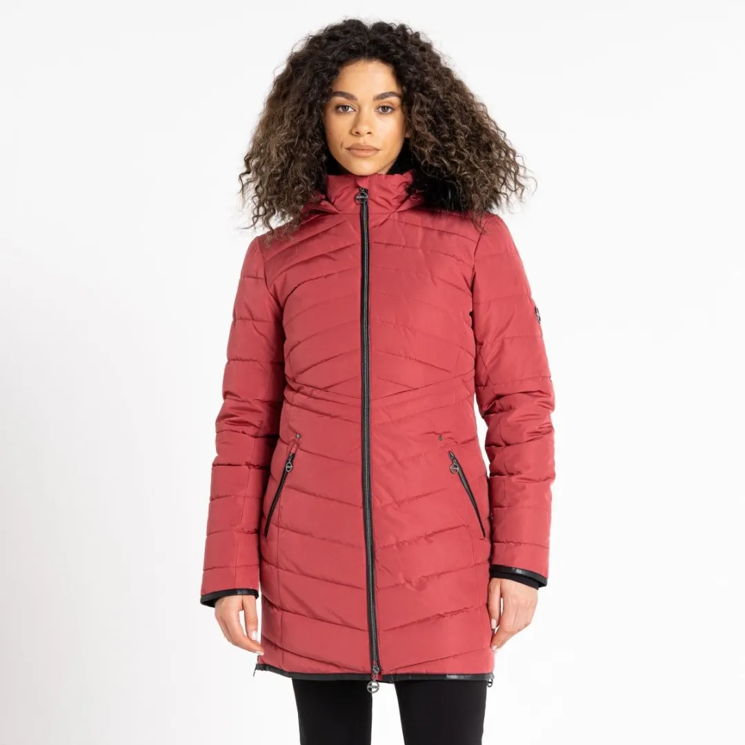 Damen Steppmantel Dare2b STRIKING III hellrot 34