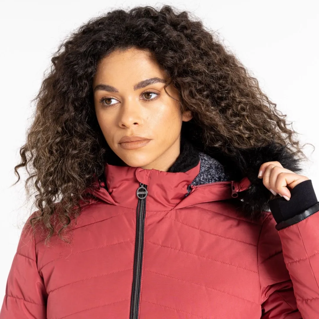 Damen Steppmantel Dare2b STRIKING III hellrot 44