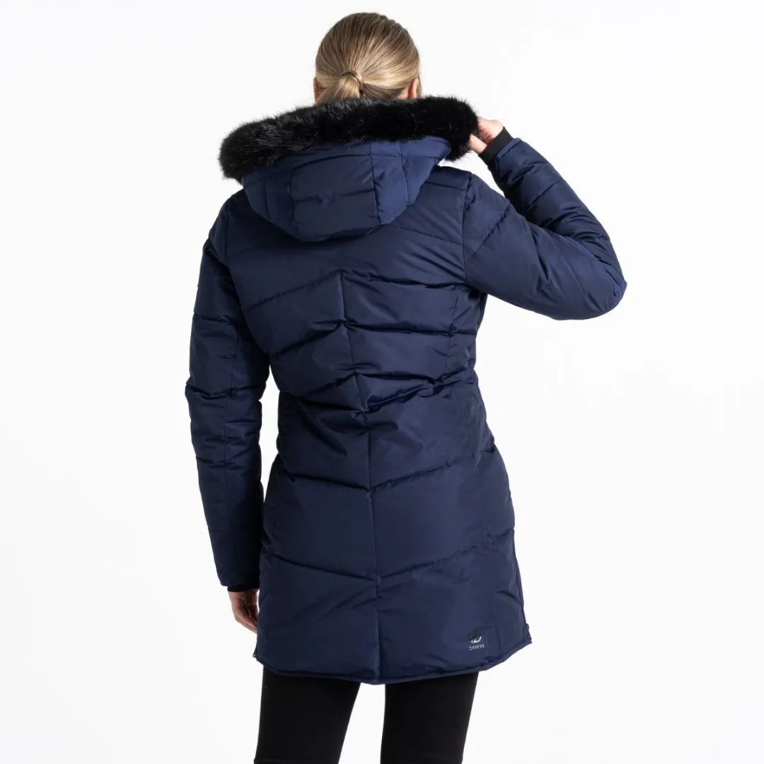 Damen-Steppmantel Dare2b STRIKING III in Blau