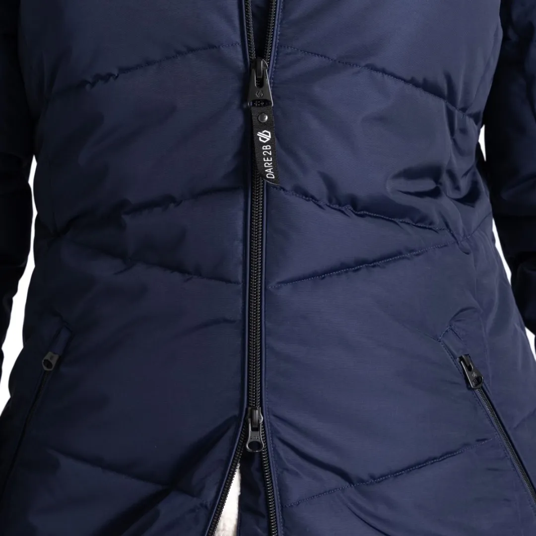 Damen-Steppmantel Dare2b STRIKING III in Blau