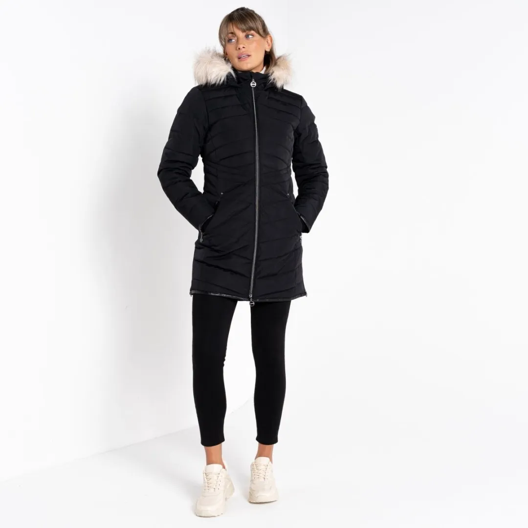 Damen Steppmantel Dare2b STRIKING III schwarz 34
