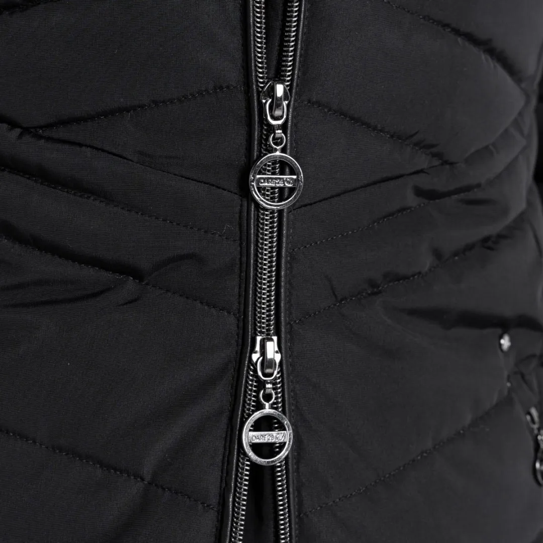 Damen Steppmantel Dare2b STRIKING III schwarz 34