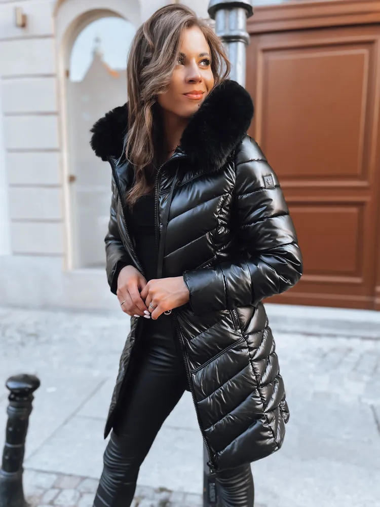 Damen Winterjacke Mantel RAINBOR schwarz Dstreet TY3732