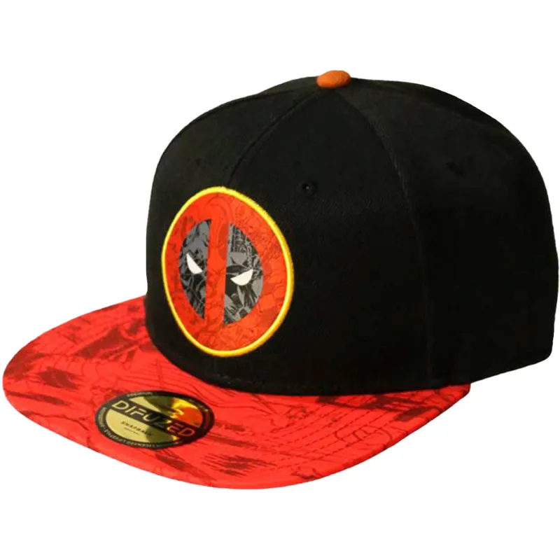 Deadpool Graffiti Snapback Cap – Marvel Comics Difuzed Kappe für Fans