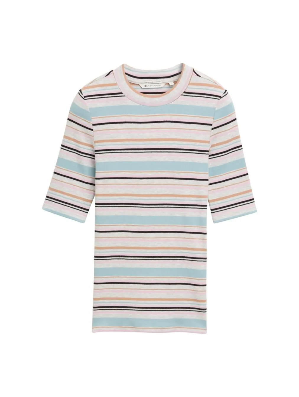 fitted striped T-shirt