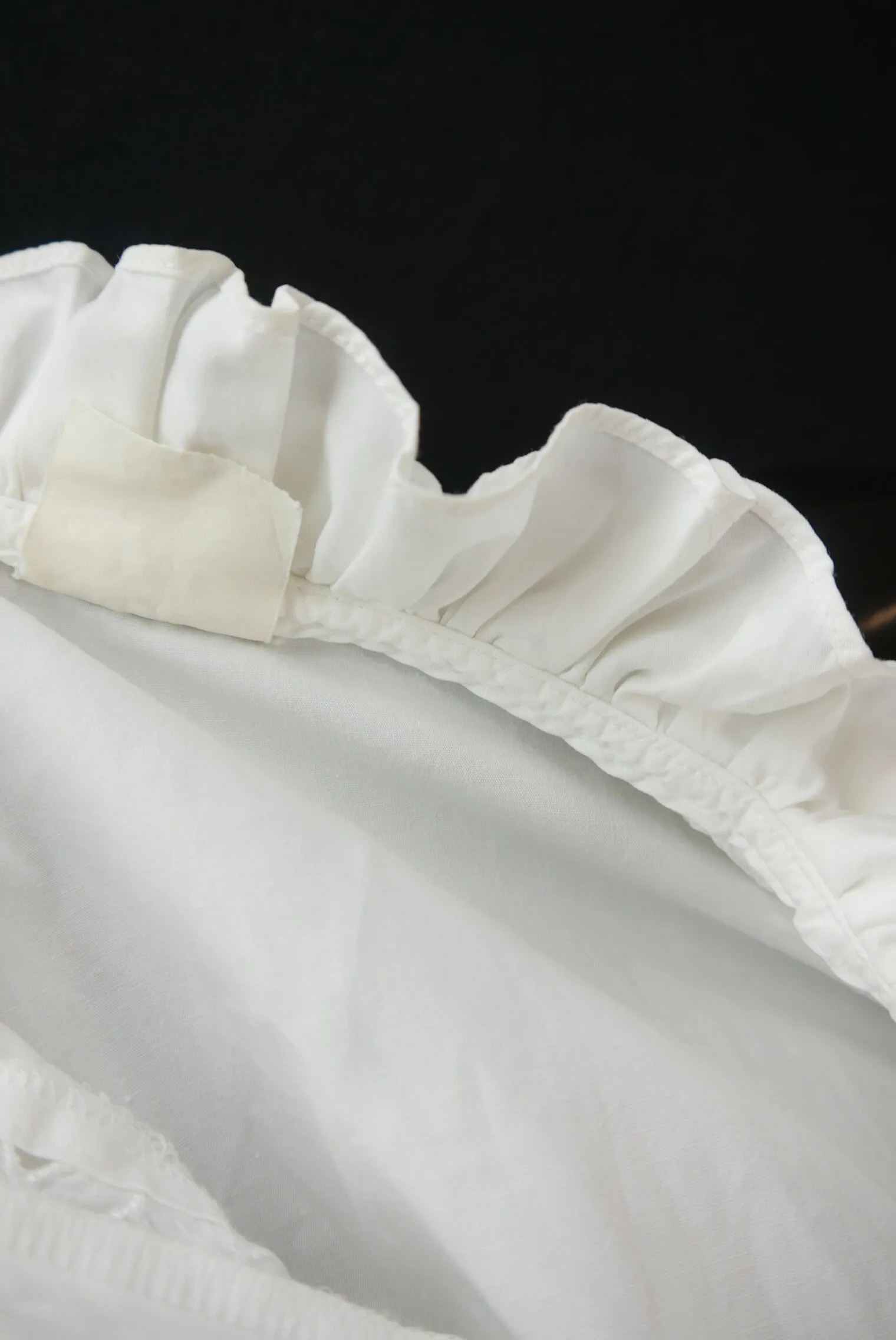 Gr.46 Dirndlbluse weiß Bluse für Dirndl Krüger mit Spitze und Rüschen B10644