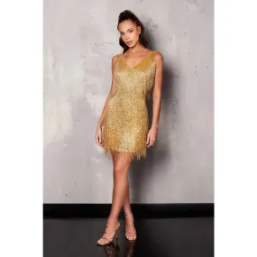 Heidi-Mode | Mini Kleid mit Fransen