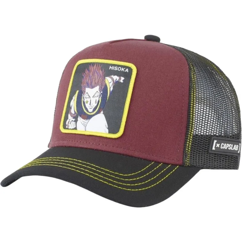 Hunter X Hunter Trucker Cap - Capslab Kappe mit Hisoka Morow Patch Logo