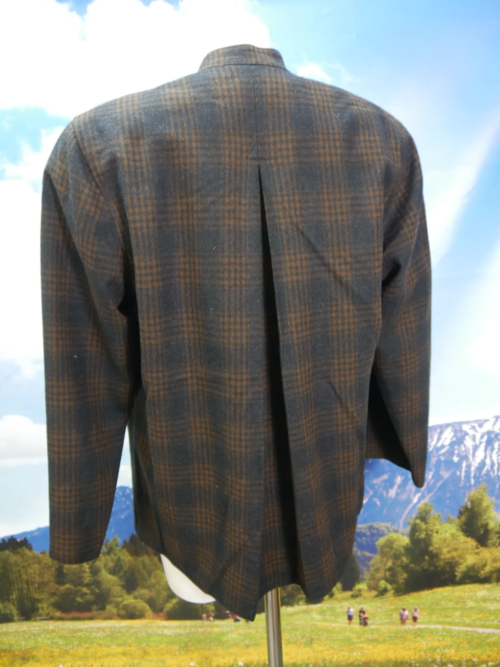 Josef Leichtfried exclusiv Loden mit Hirschhornknöpfe Trachtenjacke Jacke Gr.46