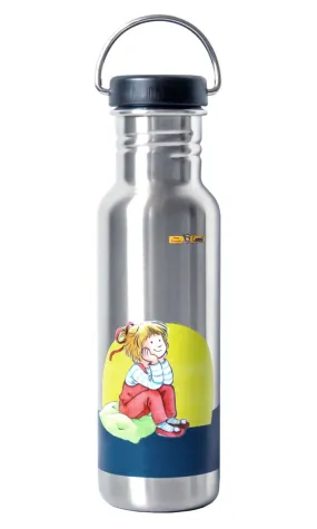 Klean Kanteen Flasche Edelstahl Classic Conni Mond und Sterne 532ml Loop Cap