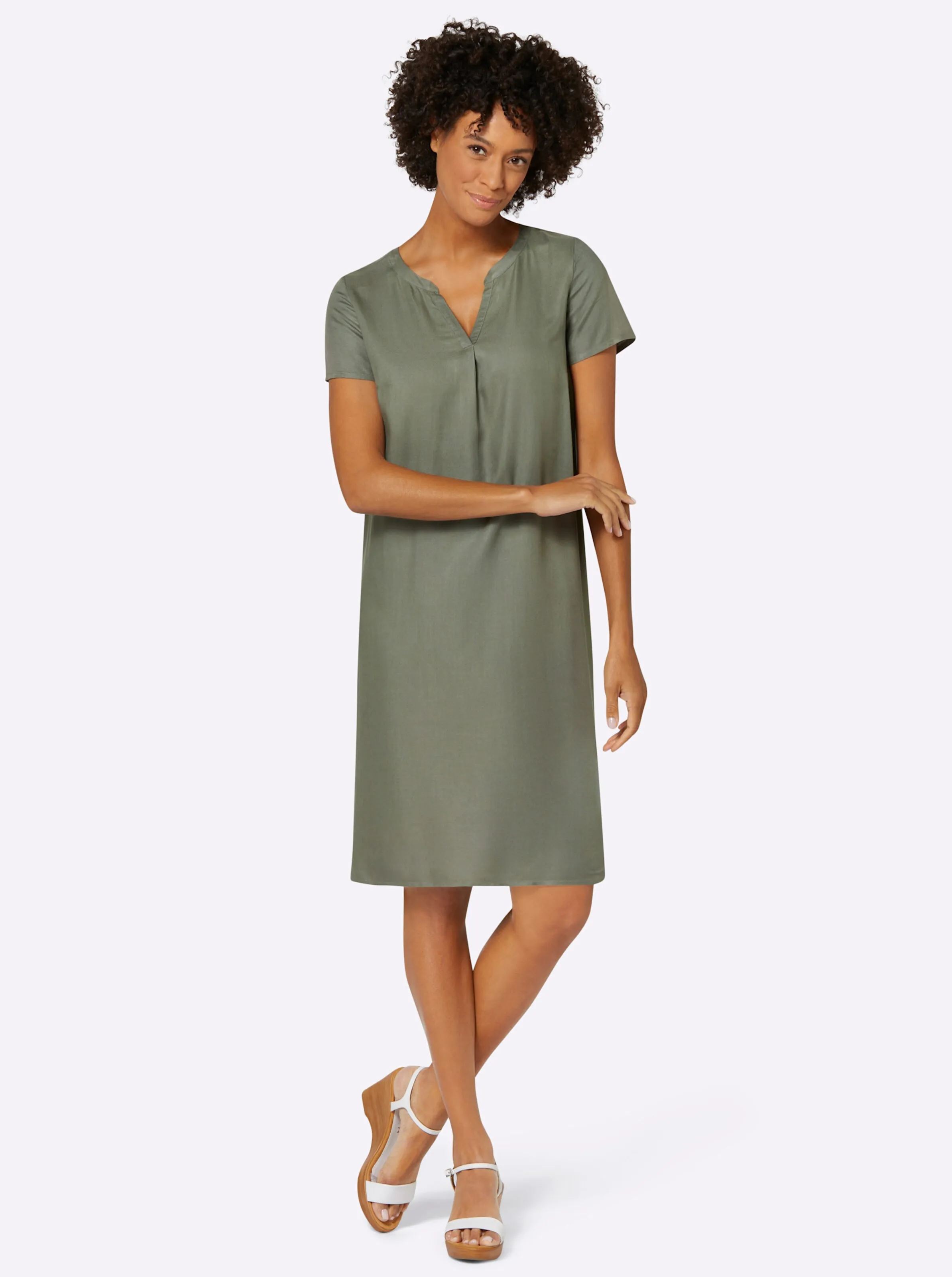 Kleid in khaki