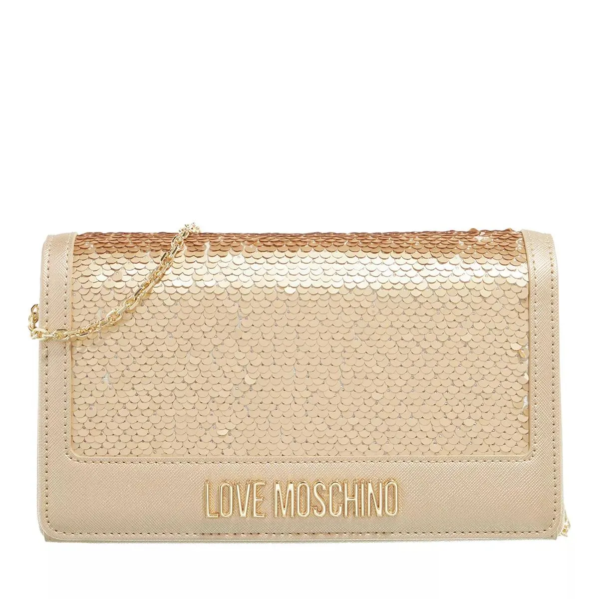   Love Moschino  Smart Daily Bag Gold  Crossbody Bag 