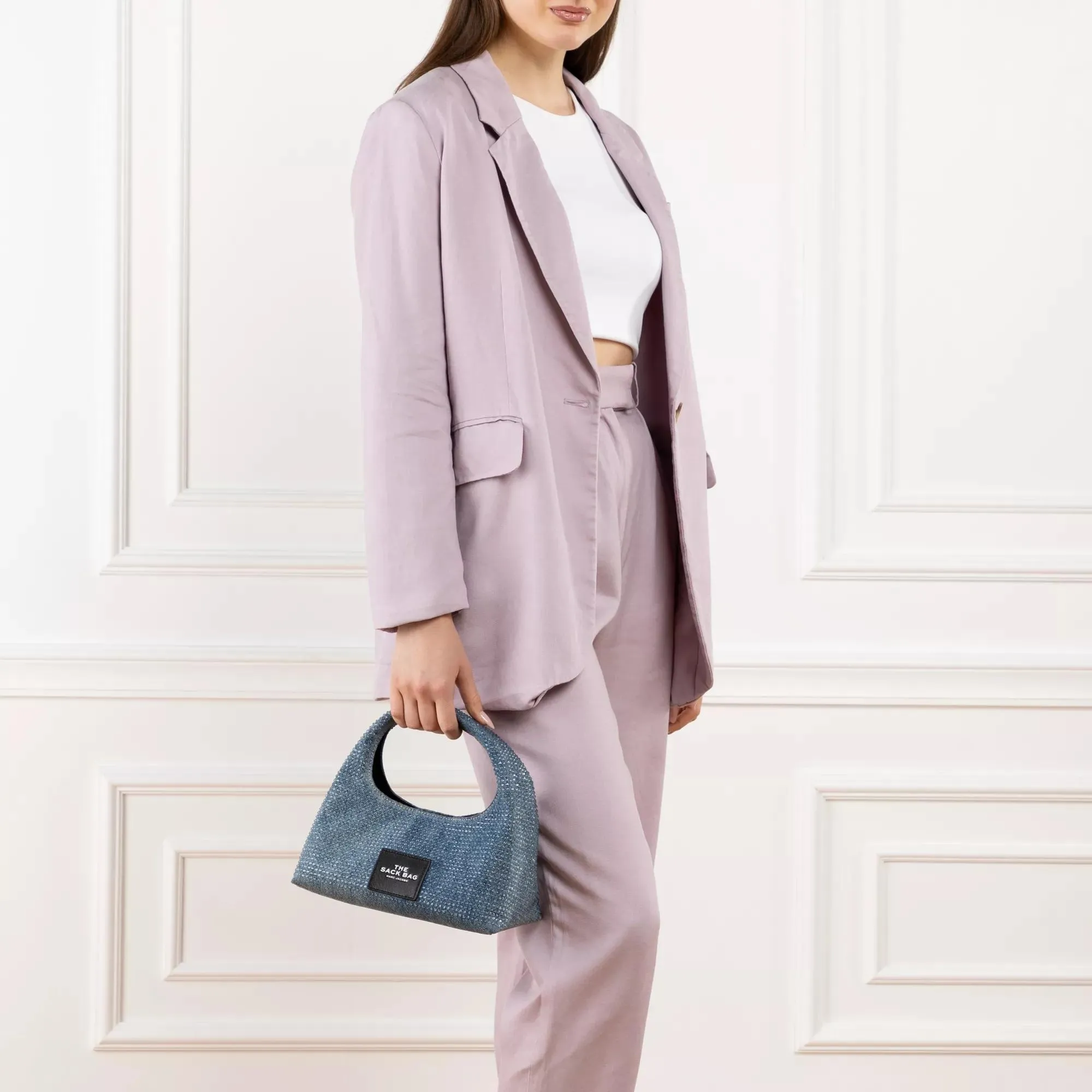   Marc Jacobs  Top Handle Bag Light Blue Crystal  Hobo Bag 