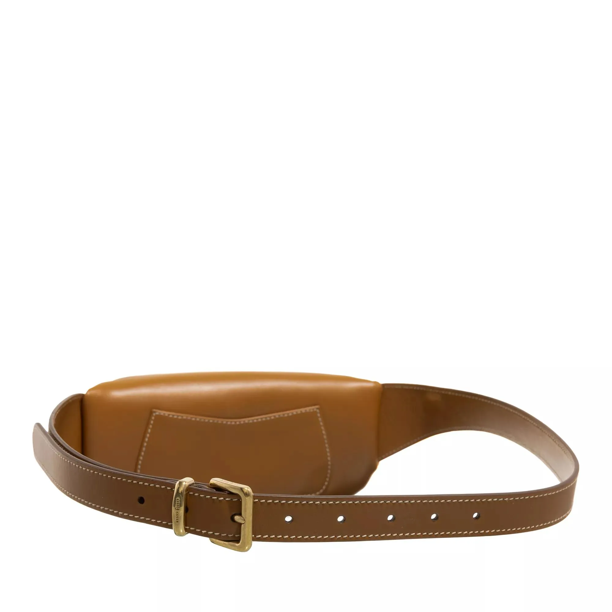   Miu Miu  Logo Belt Bag Caramel  Crossbody Bag 