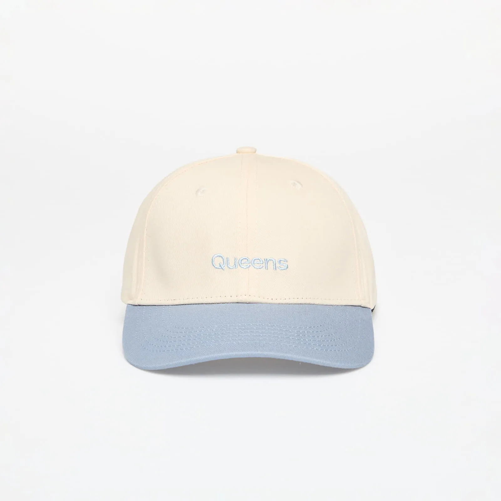 Mütze Queens Cap Essential Two Color Cap Natural/ Baby Blue Universal QNS_051