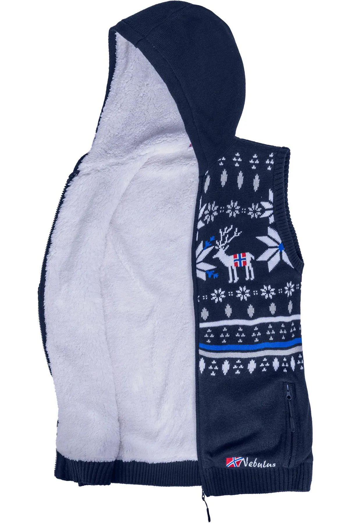 Norweger Weste Teddyfell NORVEST Herren, B-Ware