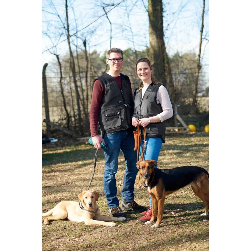 Owney Unisex Dog Sport Weste Schwarz