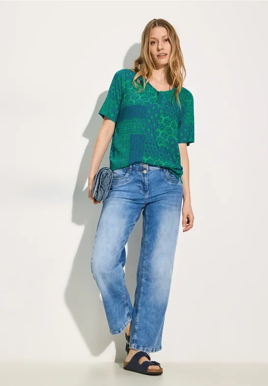 Patchwork Print T-Shirt