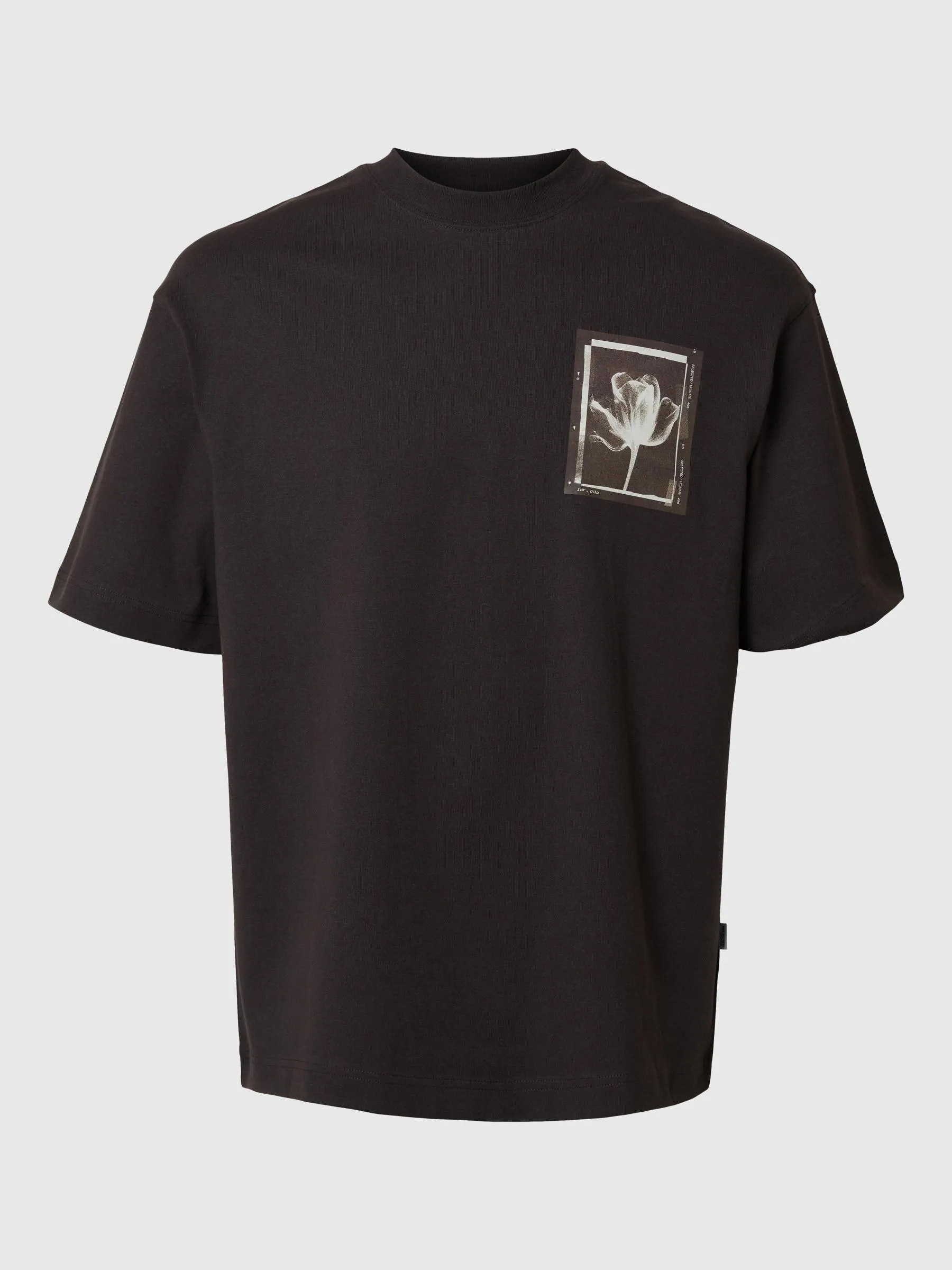 PRINT T-SHIRT MIT RUNDHALSAUSSCHNITT