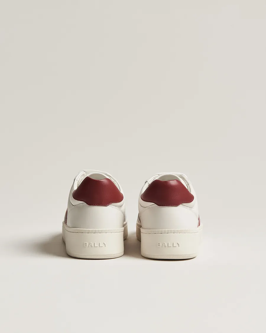 Rebby Leather Sneaker White/Ballyred