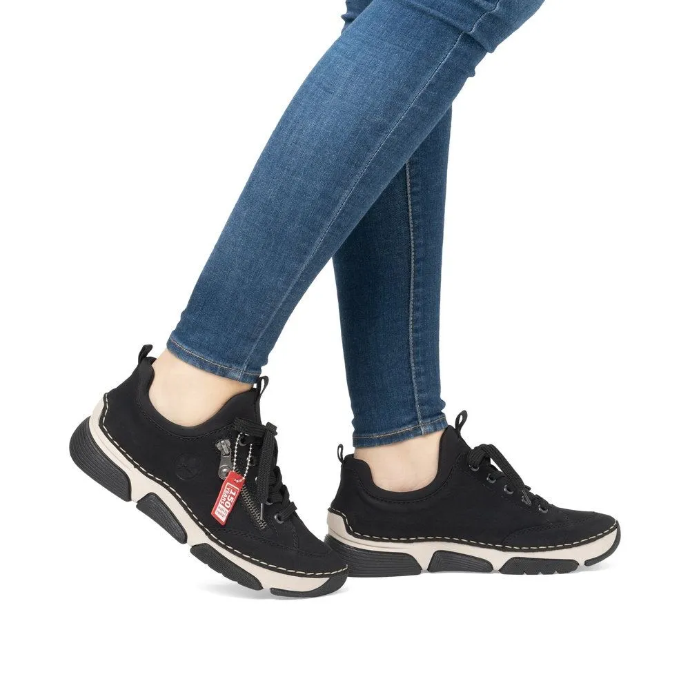 Rieker Damen Slipper schwarz S24 45973-00