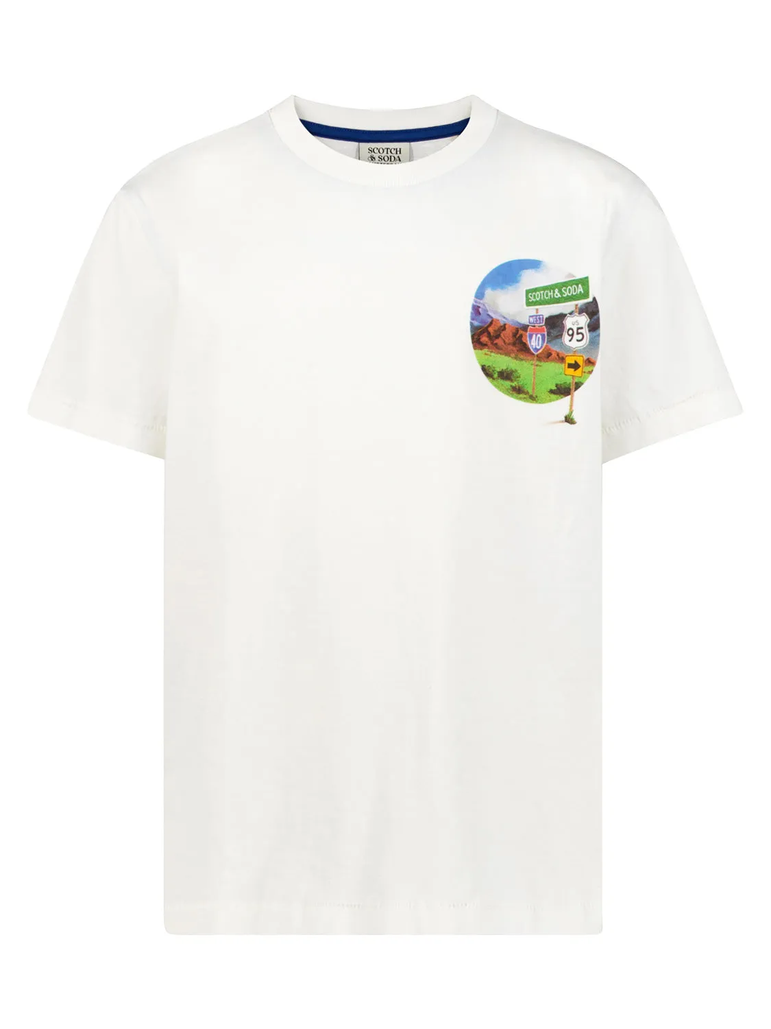 Scotch & Soda t-shirt Ivory
