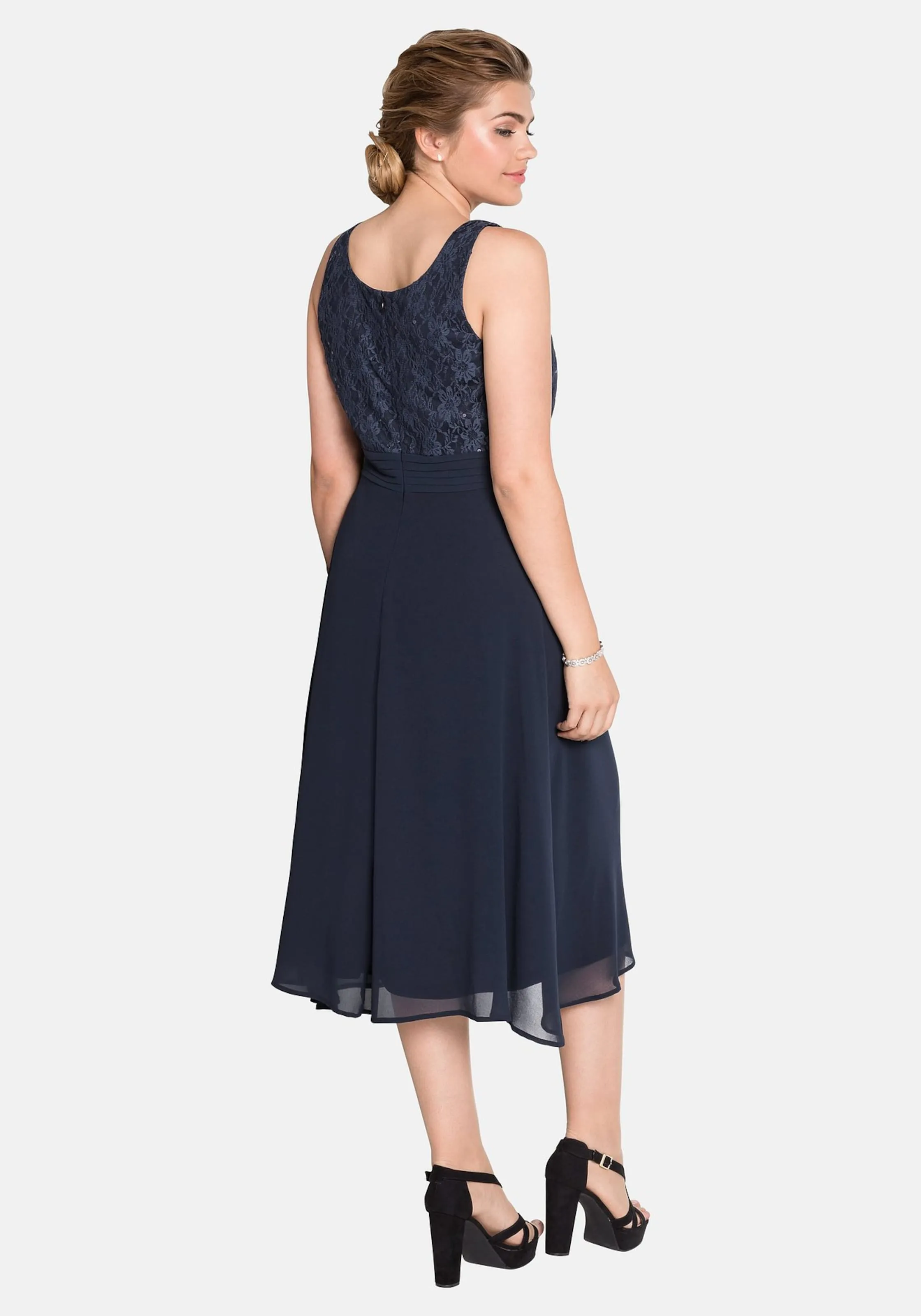 SHEEGO Cocktailkleid in Marine