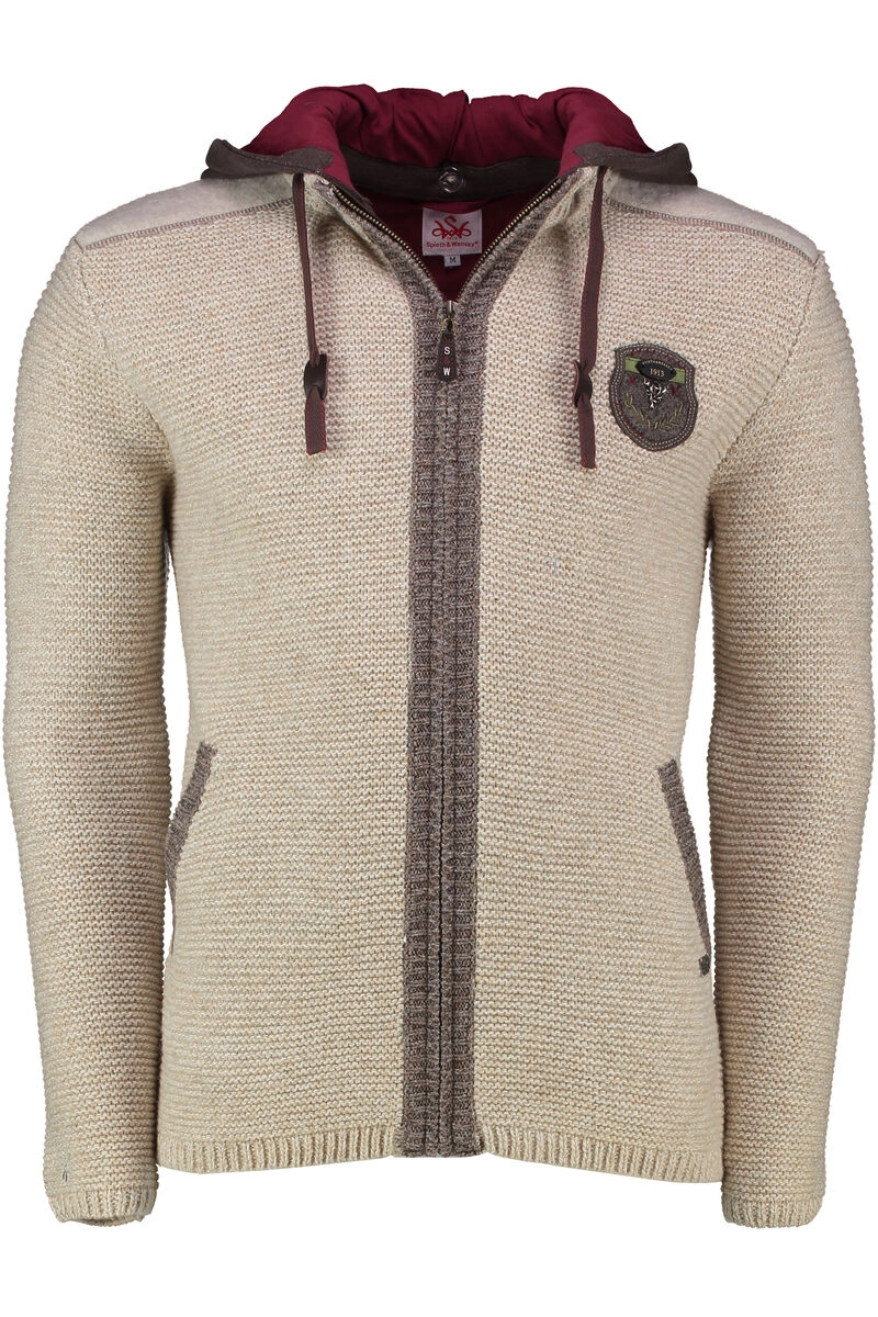 SPIETH & WENSKY Strickjacke Dakar beige