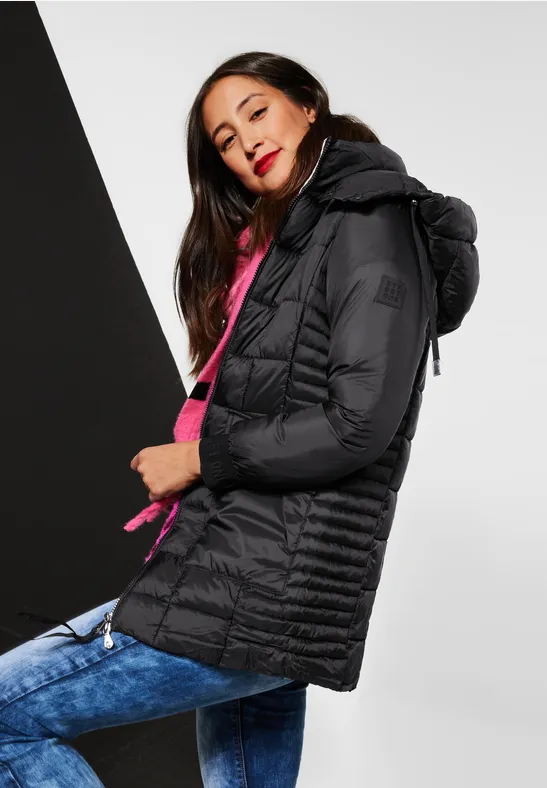 Street One Gesteppter Mantel mit Zipper 