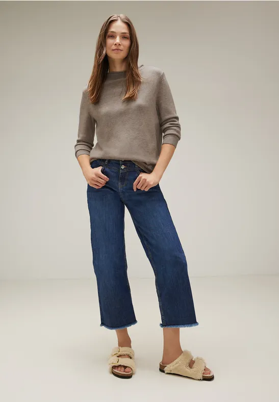 Street One Pullover in Melange Optik 