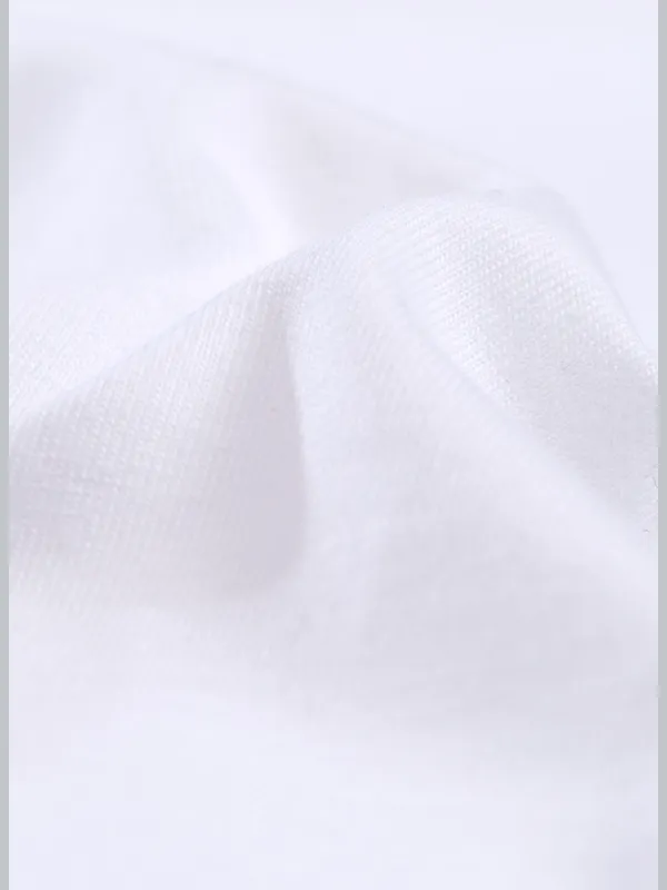 T-Shirt DELUXE Baumwolle Weiss