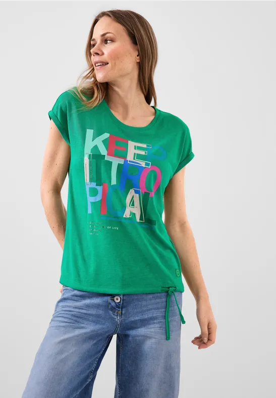 T-Shirt mit Frontprint