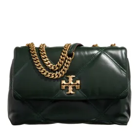   Tory Burch  Kira Diamond Quilt Small Convertible Shoulder Bag Fir Tree  Crossbody Bag 