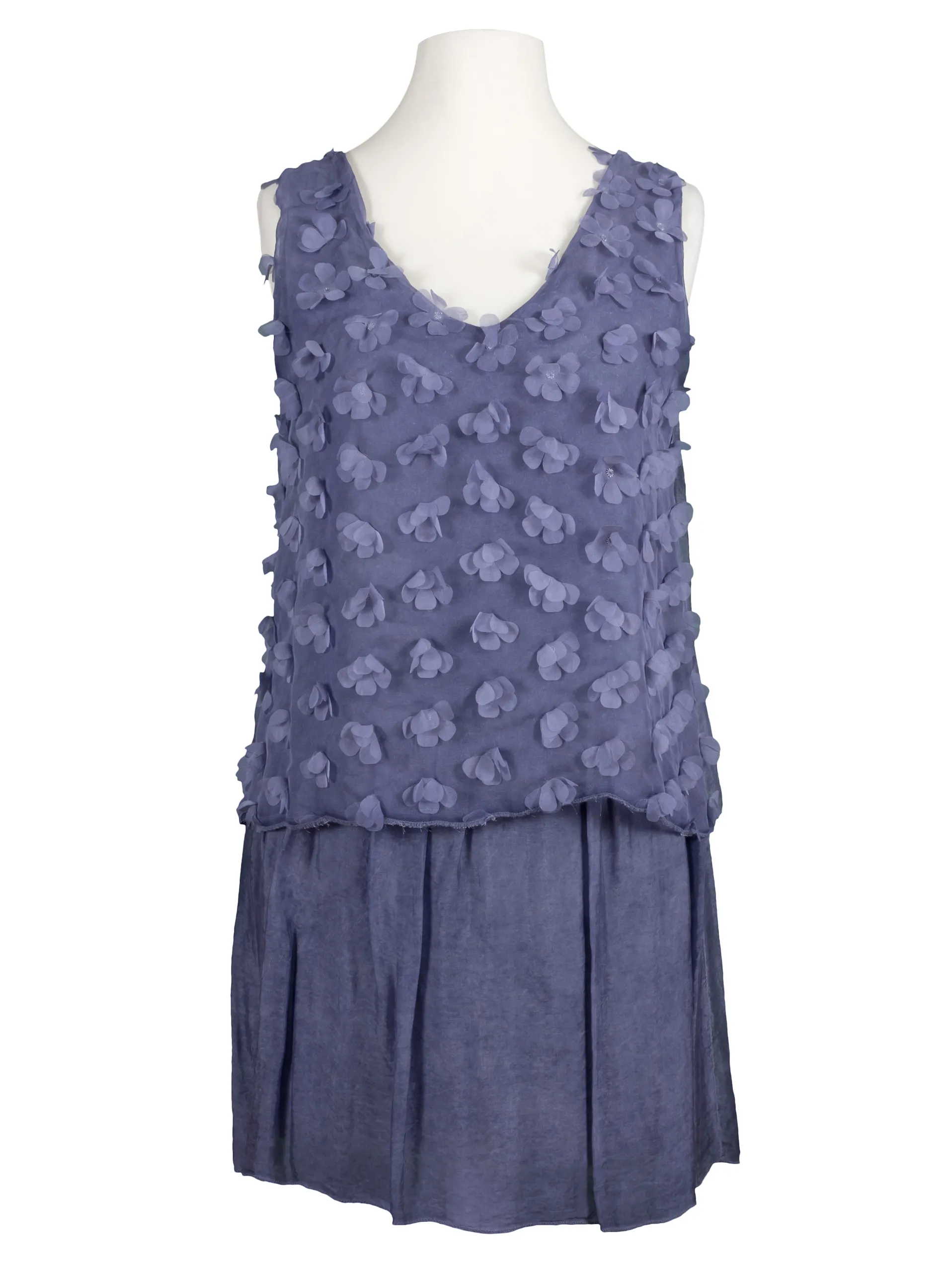 Tunika mit Seide für Damen in  blau von Diana
