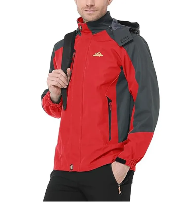 Wettero - Wasserdichter Wintermantel Männer – Leicht, Winddicht, Outdoor Jacke