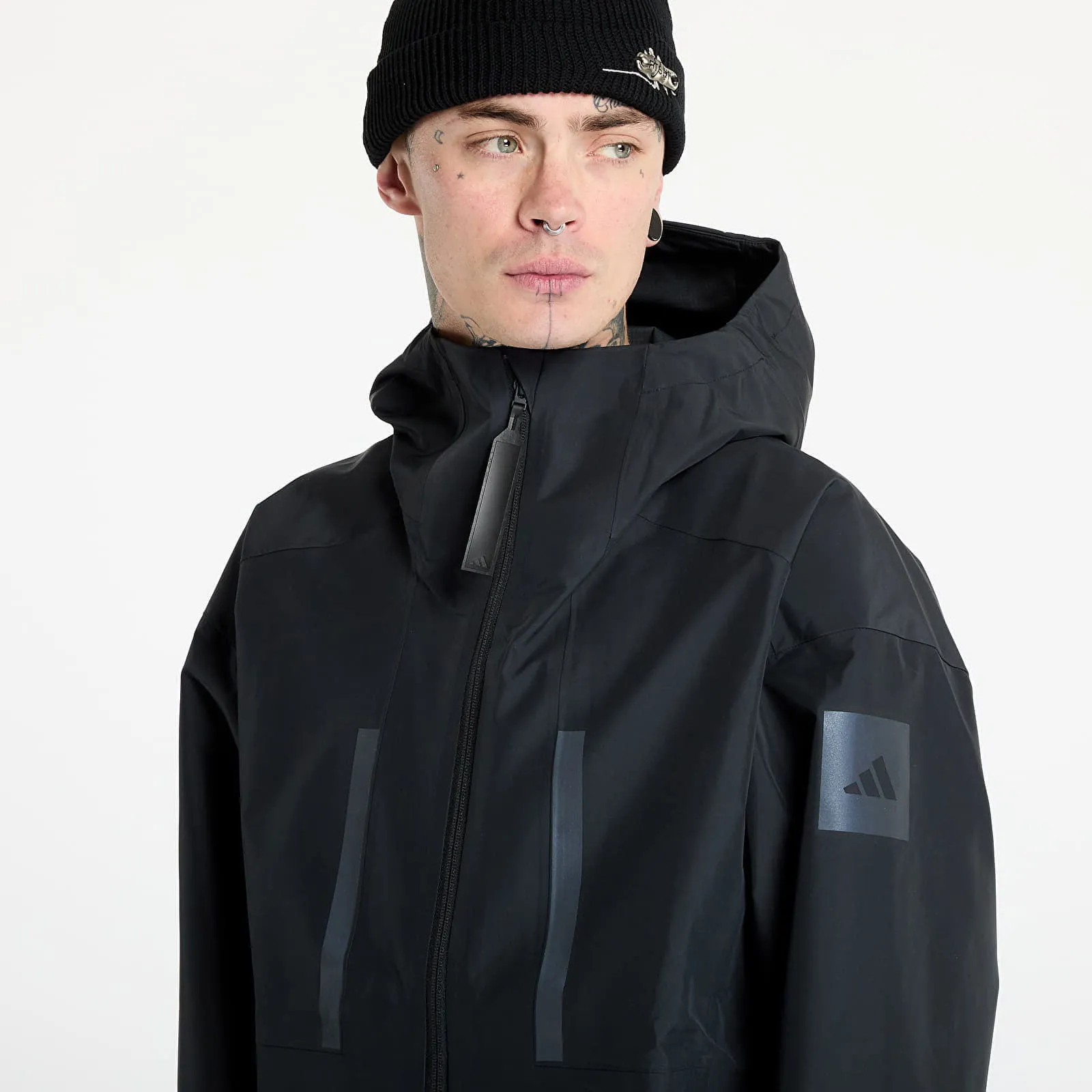Windjacke adidas Performance Myshelter Carry Strap RAIN.RDY Black Jacket IV7368